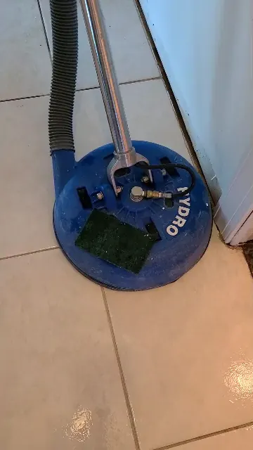 Rotary tool on ceramic tile